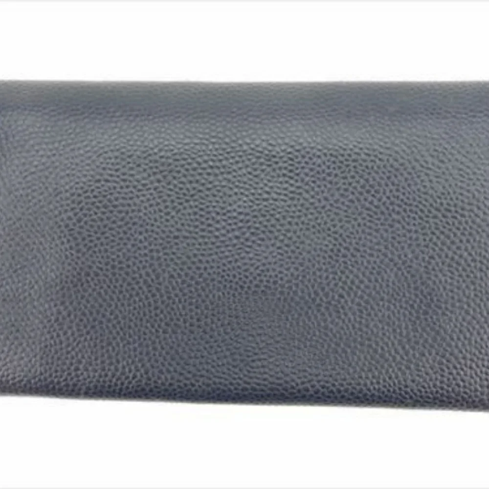 Authentic Dior Wallet Purse Long Wallet Navy Gold Embossed leather Woman unisex